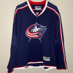NWT Reebok Columbus Blue Jackets NHL Hockey Jersey Youth Size XL